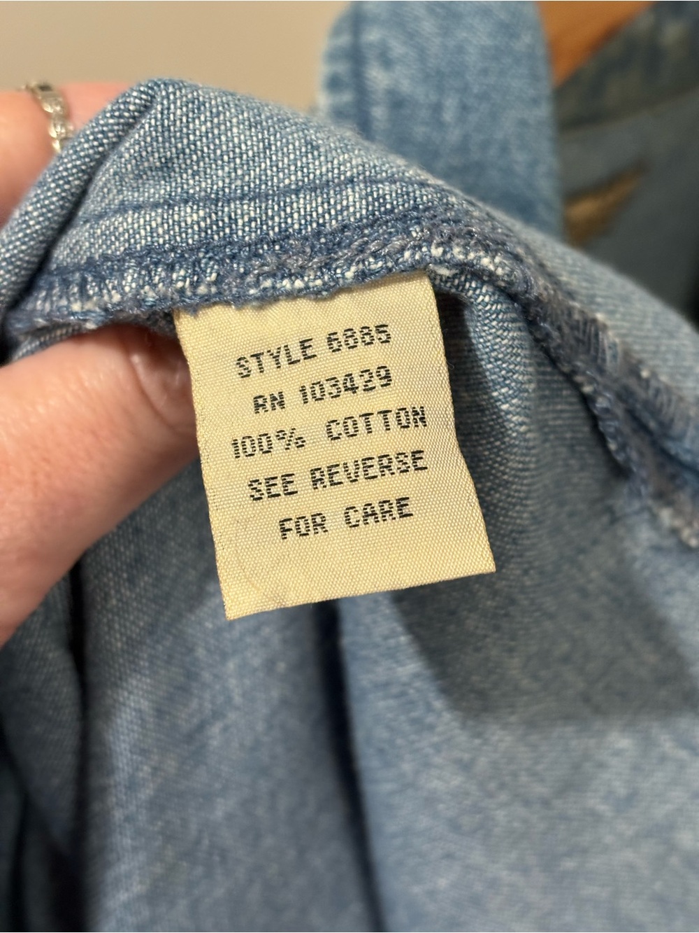 Khakis Vintage Denim Midi Dress Size Medium Blue Retro T Shirt Dress - Picture 14 of 16